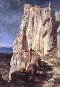 Jean-Paul Laurens Vann-s Rock oil painting artist